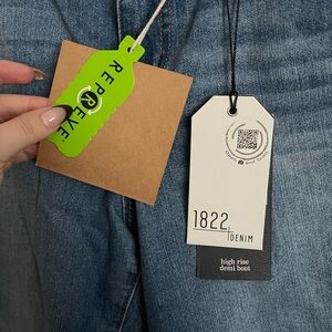 1822 Denim High Rise Bootcut Jeans - Classic Blue